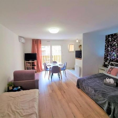 Studio Nice, Avenue Des Fleurs, Climatise Apartment Bagian luar foto